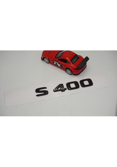 S 400 Bagaj Parlak Siyah ABS 3M 3D Yazı Logo