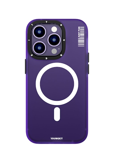 Apple Uyumlu iPhone 13 Pro Max Kılıf Magsafe Şarj Özellikli Youngkit Colored Sand Serisi Kapak