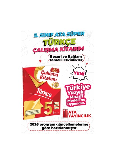 5. Türkçe Ata Süper Çalışma Kitabım Yeni