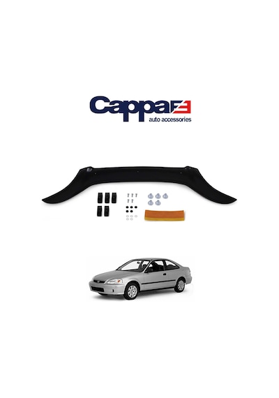Cappafe Honda Civic 6 Ön Kaput Koruyucu Rüzgarlık 4Mm Abs 95-0 N11.38977