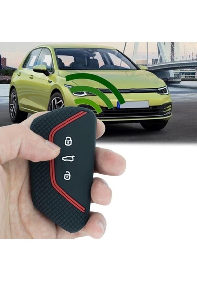 Volkswagen Golf 8 Mk8 Id.3 Id.4 Octavıa Superb Leon Caddy Silikon Anahtar Kılıf