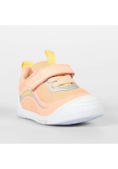 Vicco 950-e25y-234 Burdu Unisex İlk Adım Bebe Ayakkabı Pudra