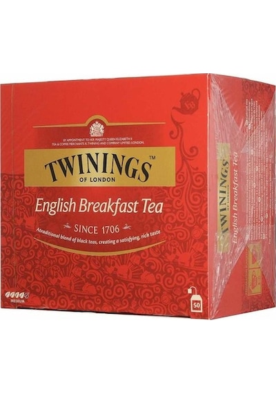 Twinings of London English Breakfast Tea 50'li