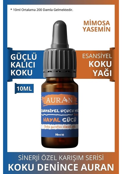 AURAN Hayal Gücü - Farkındalık Sinerji Karışım Esansiyel Uçucu Ya