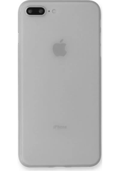 Newface Apple iPhone Uyumlu 7 Plus Kılıf Pp Ultra İnce Kapak - Beyaz