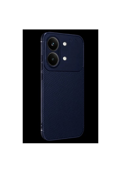Poco X8 Pro Max Auto Focus Karbon Kapak - Lacivert İtdark57314