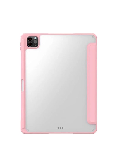 Baseus Minimalist Apple İpad Uyumlu Pro 13" Tablet Kılıfı - Pembe Kapaklı Kılıf