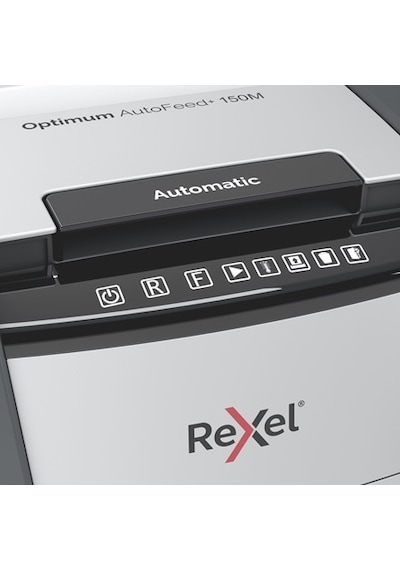 Rexel Optimum AutoFeed+ 150M Otomatik Mikro Kesim Evrak İmha Makinesi