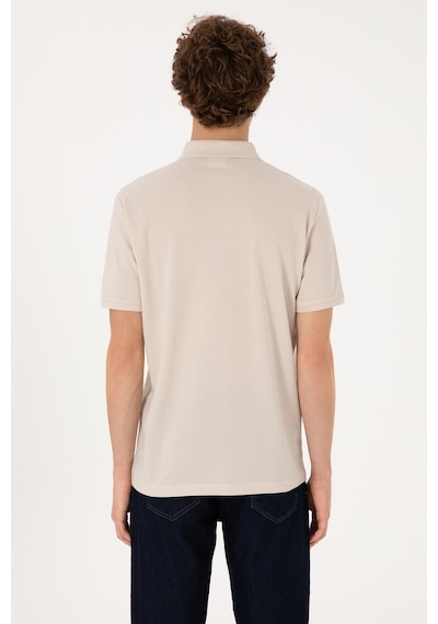 U.S. Polo Assn. Erkek Regular Fit Polo Yaka Taş Tişört 50306811-VR049