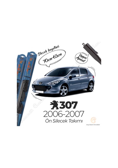 Peugeot 307 Ön Silecek Takımı (2006-2007) RBW Hibrit
