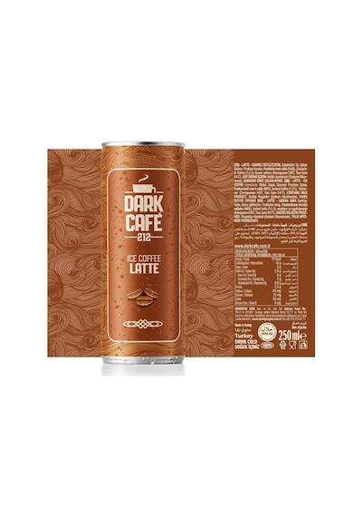 Dark Café 212 Soğuk Kahve Latte 250 Ml X 12 Adet Hazır