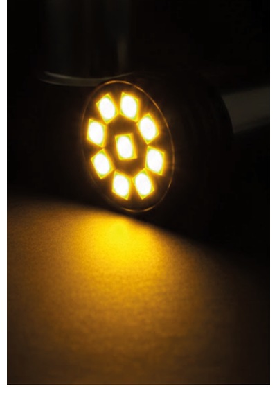 2Tek Duy 9 Led Ampul Turuncu Geri Vites Led Ampulü 12V-24V Canbus 1156 ba15s p21w'