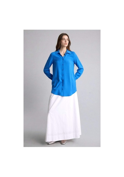 Defacto A Kesim Poplin Maxi Etek H5642ax26smwt79 Beyaz-wt79