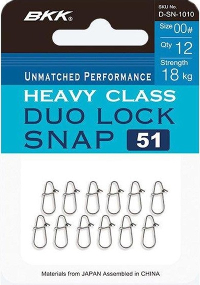 Bkk Duolock Snap-51 Klips No 1 - 12 Adet