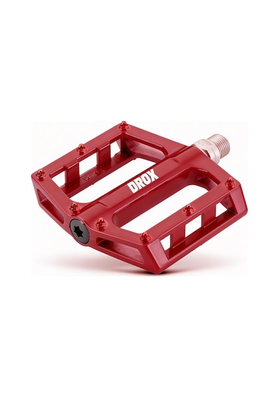 Asistan Drox Pd 720 Rulmanlı Pedal Çivili Mtb Freeride Bmx Geniş Platform Bisiklet Pedalı Kırmızı