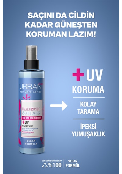 Urban Care Hyaluronic Acid & Collagen Sıvı Saç Bakım Kremi 200 ML