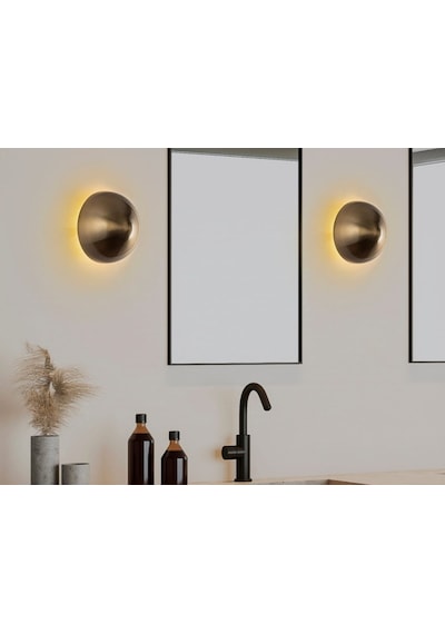 Mylights Ufo Eskitme Kaplama Duvar Aplik Led Aplik Gece Lamabsı Endirek Aydınlatma Amul Dahildir Paslanmaz Çelik