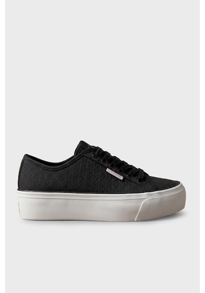Calvin Klein Logolu Platform Sneaker Ayakkabı Hw0hw03265beh Bayan Ayakkabı Hw0hw03265 Beh Siyah