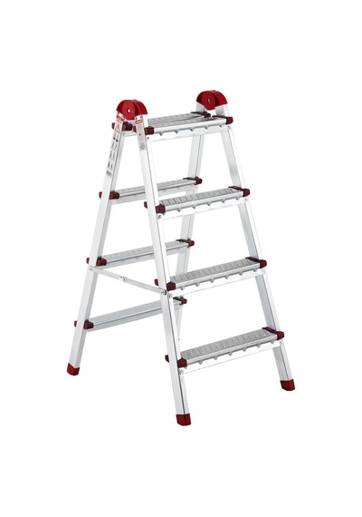 Ayyıldız Çift Çıkışlı Katlanabilir Ev Tipi Merdiven 7+7 Basamak Galvanizli Diğer