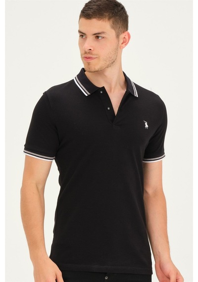 T8594 Dewberry Erkek T-shırt-siyah Siyah