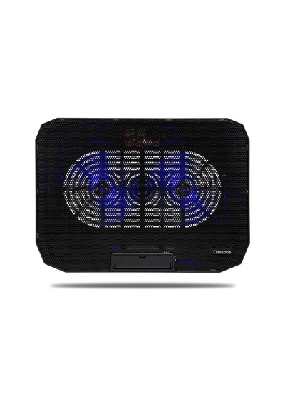 Classone M40 Gaming Laptop Soğutucu Notebook Standı, Mavi Led,14-15.6-17 İnch Uyumlu, 2 Fan, 2 Usb
