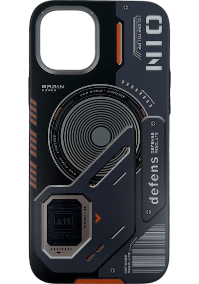 Nettech Apple Uyumlu iPhone 15 Nt-n043 Arka Koruma Kılıf - Gri Gri