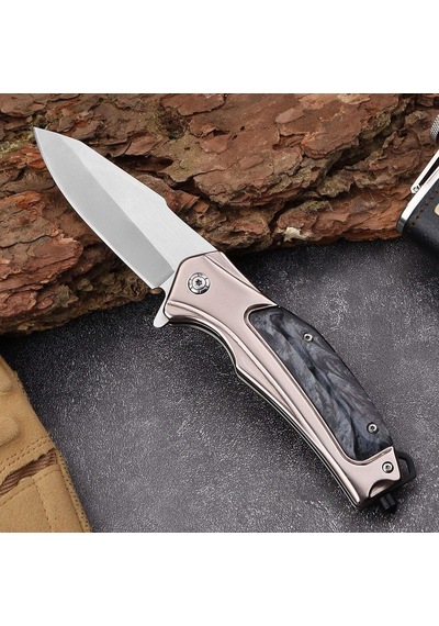 Knivox Browning United Sedef Kabze Kamp Çakısı Çok Renkli