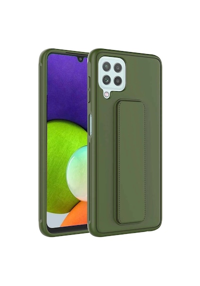 Galaxy Uyumlu A22 4g Kılıf Zore Qstand Kapak