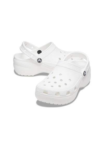 Crocs Classic Platform Clog W - Siyah-206750 Beyaz