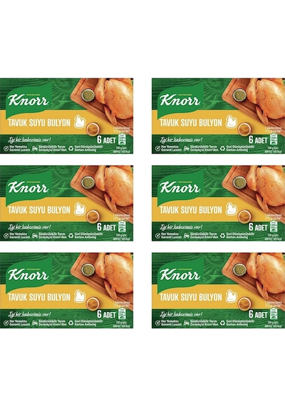 Knorr Tavuk Bulyon 6'lı 60 Gr X 6 Adet