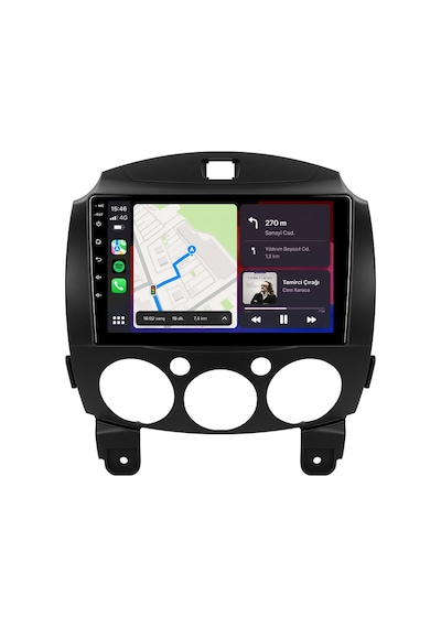 Mazda 2 2009-2012 Android Multimedya Carplay Android Auto Navigasyon Kameralı 8gb Ram 64gb 9"