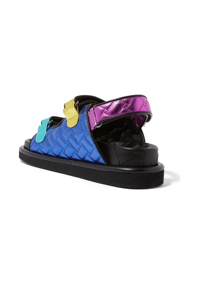 Kurt Geiger Göz Alıcı Metalik Renkli Dolgulu Sandalet Çok Renkli