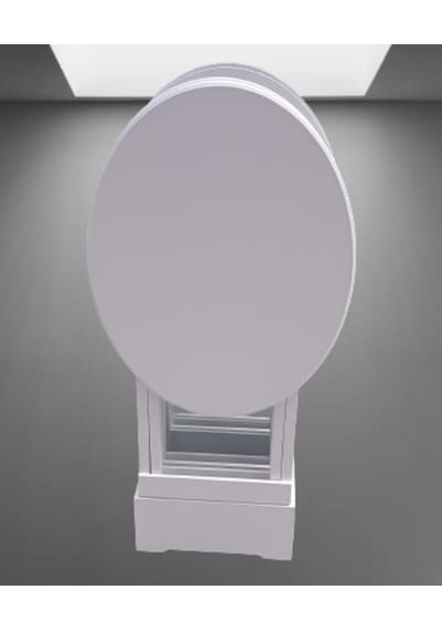 1448bng90136çanta Zigon Oval Sehpa Dörtlü Model Ahşap Mdf Parlak Beyaz Renk Kutu Sevk El Yapım