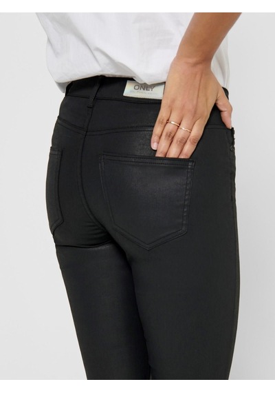 Only Onlhush Normal Bel Skinny Pantolon Kadın Pantolon-27703-siyah Siyah