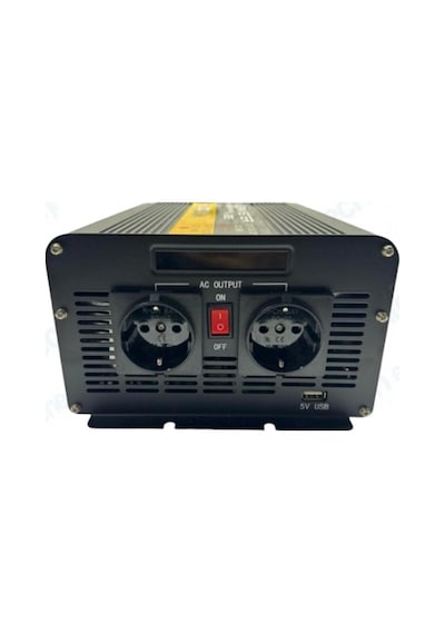 24 V Volt 1800 W Watt Modifiye Sinus İnverter İnvertör 24-220 V Çevirici Dönüştürücü Dijital Ekranlı