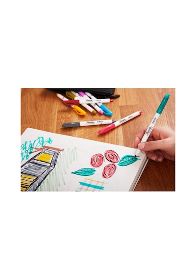 Sharpie 2138233 Snote Kreatif Markör Krş 12li Bls Çok Renkli
