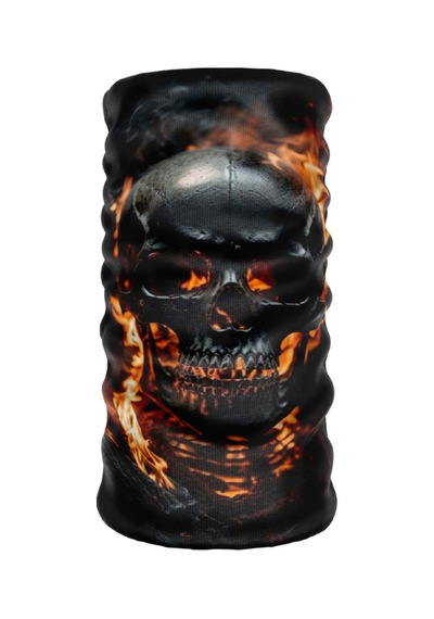 Bebo Store Extreme Spor Motorsiklet Kullananlara Özel Desenli Buff Boyunluk Bandana Balaklava Skull-0208-5