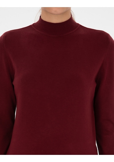 Pierre Cardin Kadın Vişne Kazak /triko 50310887-vr223 Vişne