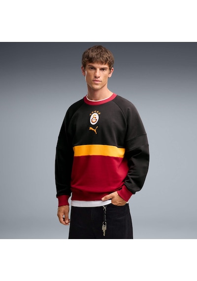 Puma Galatasaray Ftblculture Erkek Geniş Kesim Sweatshırt 787710 03 Siyah