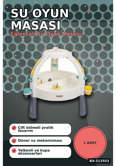 Ayarlanabilir Bacaklı 82 Cm Kum Ve Su Oyun Masası - 24 Ay+ Çocuklar İçin Çift Bölmeli Bx-313553 Diğer Ayarlanabilir Bacaklı 82 Cm Kum Ve Su Oyun Masası - 24 Ay+ Çocuklar İçin Çift Bölmeli Bx-313553 Diğer