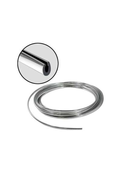 Geçmeli Kapı Koruyucu Çıta Nikelaj 1-5-10-15-25 Metre 6Mm