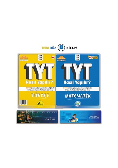 Rehber Matematik Tyt Türkçe - Tyt Matematik Nasıl Yapılır - Ters Düz Kitap - Rüştü Hoca Ve Rehber Matematik