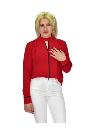 Kadın Kırmızı Bluz Bgl-st03715 001