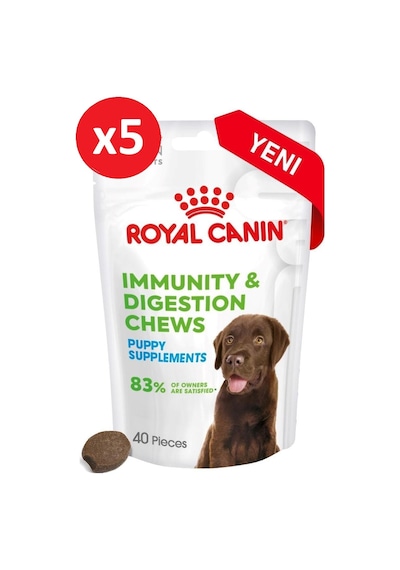 Royal Canin Immunity&digestion Chews Bağışıklık Ve Sindirim Sistemini Destekleyen Tamamlayıcı Köpek Ödül Maması 100g 5paket