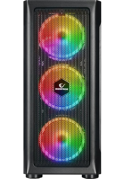 Rampage Prolix Mesh 650w 80+ Siyah Temperli Cam 4x120mm Argb Fan Akak0rmp0005