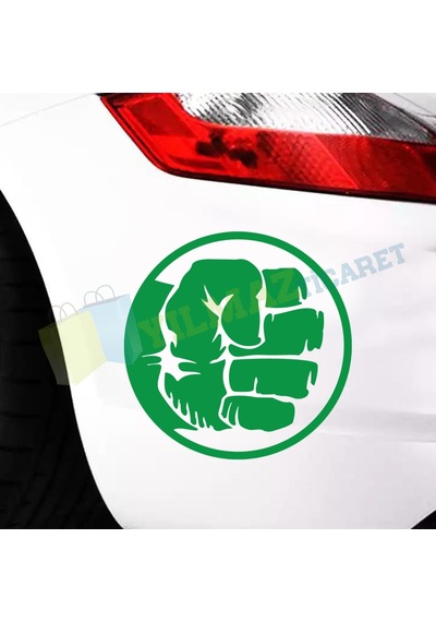 Mao Do Hulk El Yumruk Oto Sticker Araba Etiket Yapıştırma