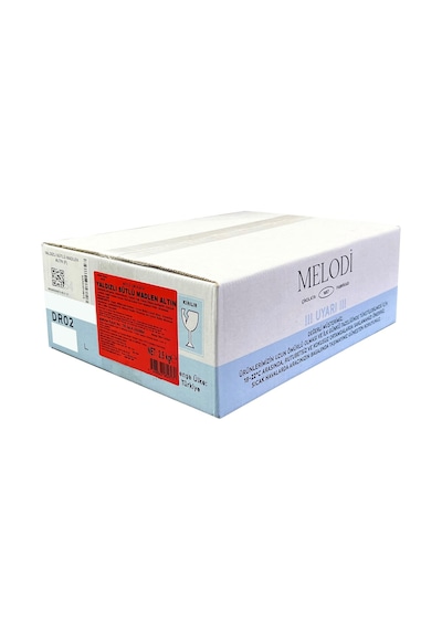Melodi Çikolata Yaldızlı Sütlü Madlen Altın 2.5 KG