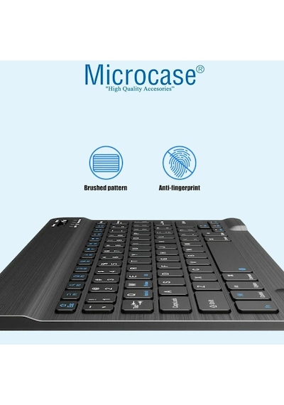 Microcase Huawei Matepad 11.5 2026 İle Uyumlu Bluetooth Klavye Tr Sticker + Bluetooth Mouse + Tablet Standı - Al2765