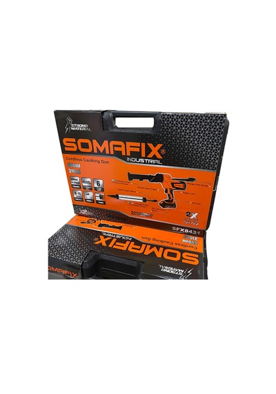 Somafix Şarjlı Sosis Poliüretan Mastik Ve Kartuş Silikon Tabancası 310-600 Ml Sfx8431