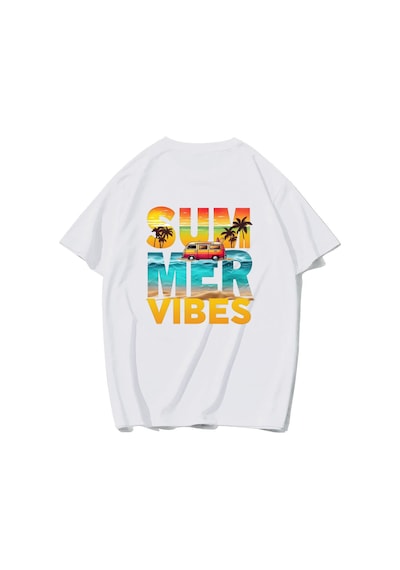 Brz Collectıon Brz Collection Unisex Oversize Can We Always Be This Close Forever T-shirt Beyaz